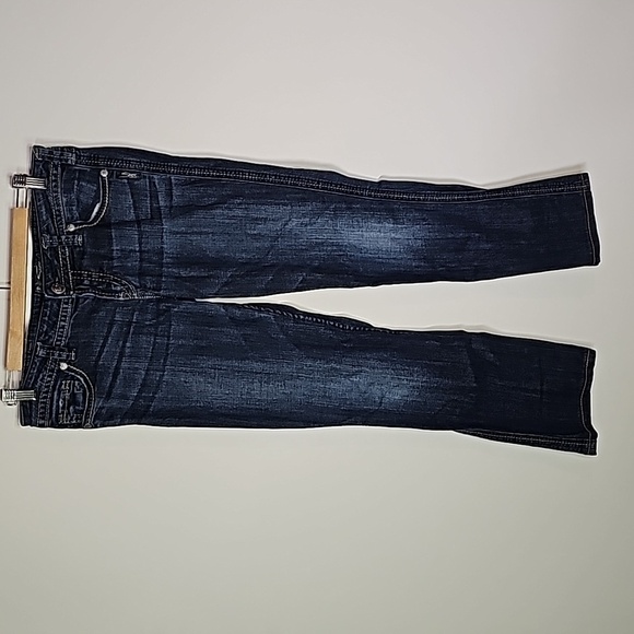 Silver twisted dark wash 30x33 boot cut jeans - Picture 1 of 8